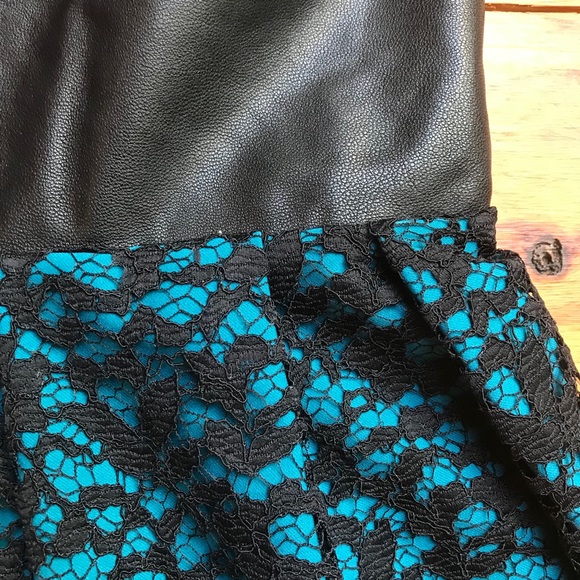 Victoria’s Secret Leather and Lace Dress, EUC, 6 - Picture 5 of 14